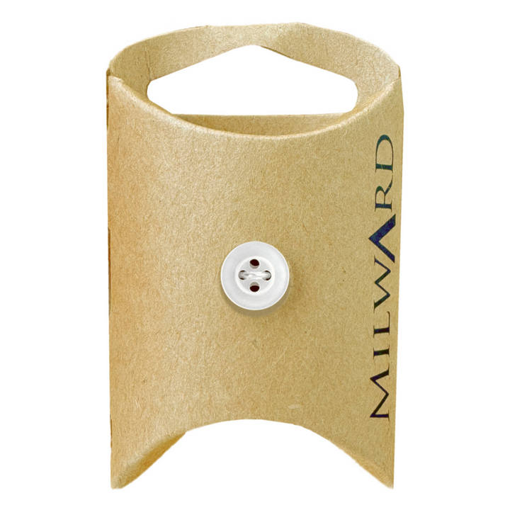 Milward White 4-Hole Collar Button