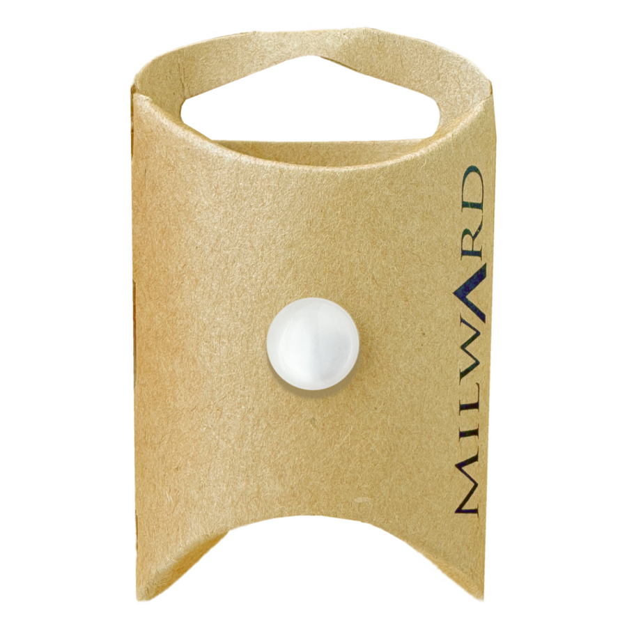 Milward White Shank Button