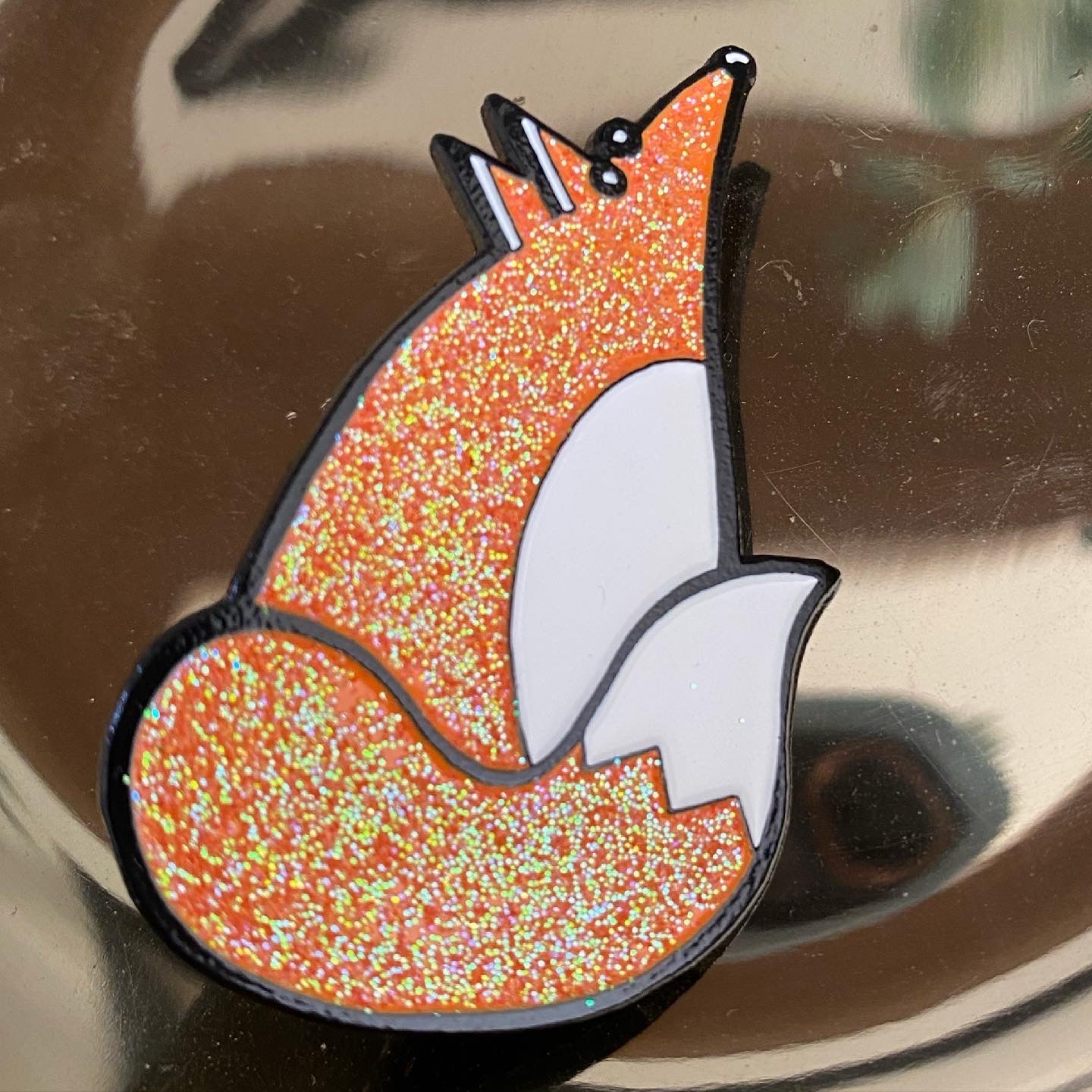 Fox Enamel Pin – The Wild Hare Haberdashery