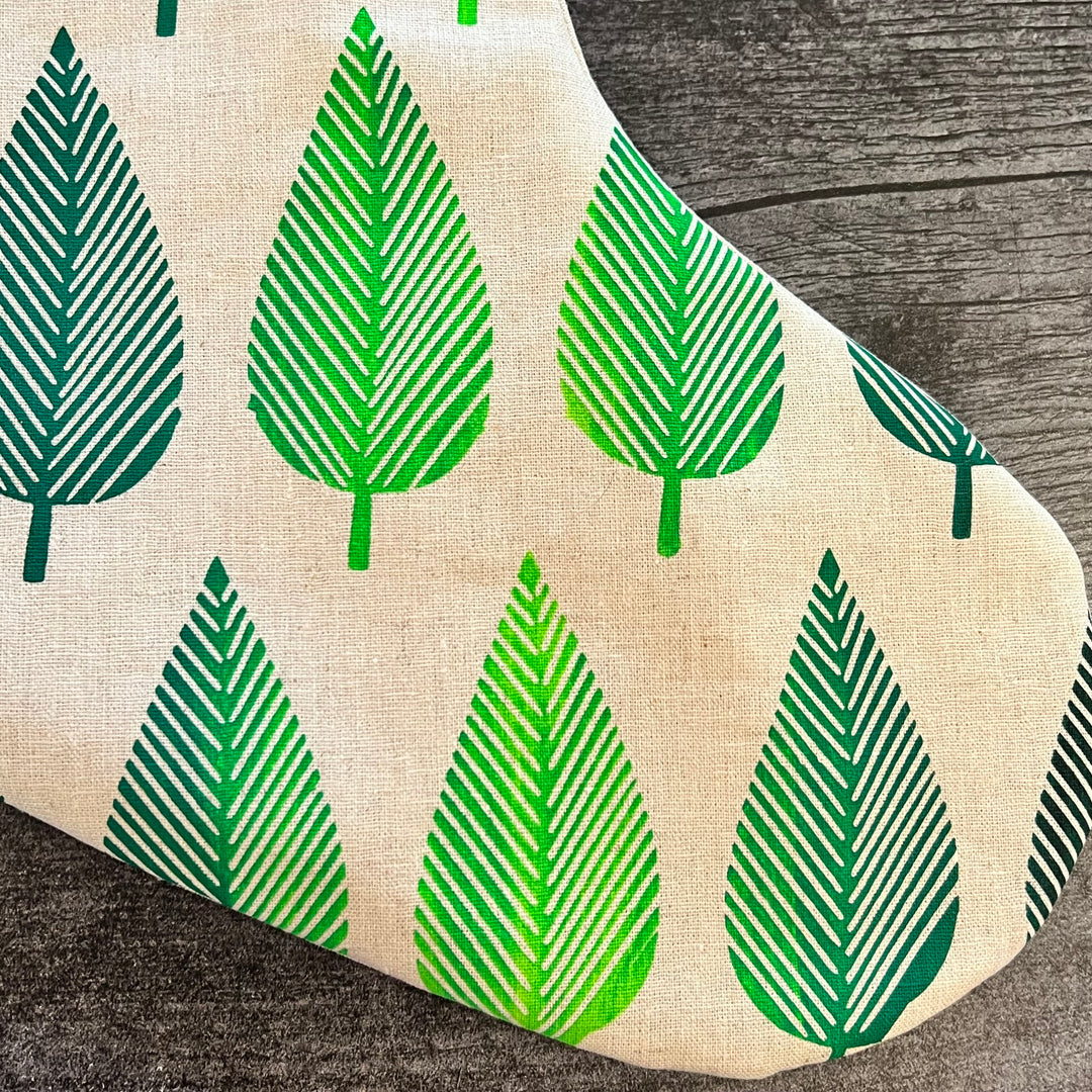 Pine Forest Christmas Stocking