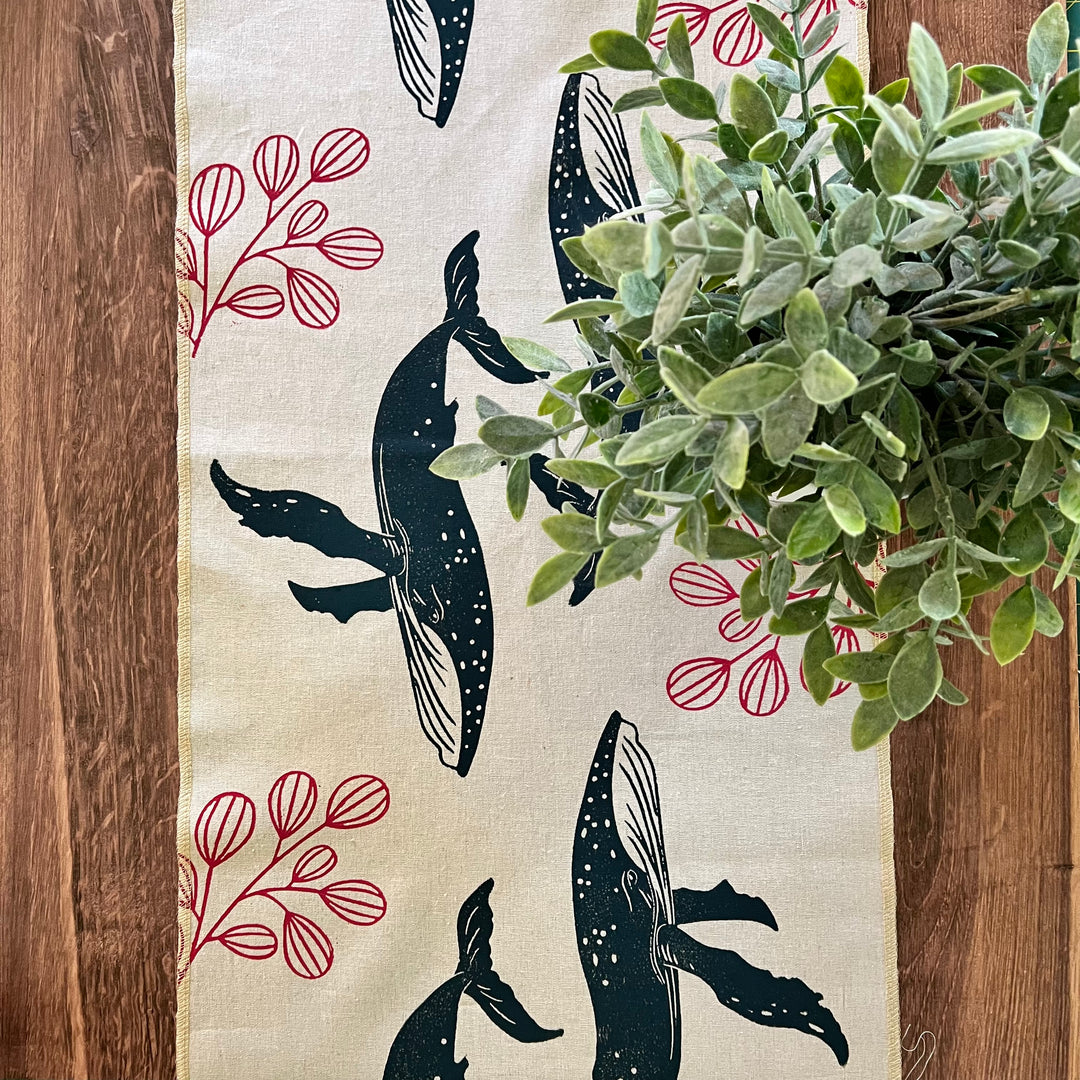 Whales Table Runner