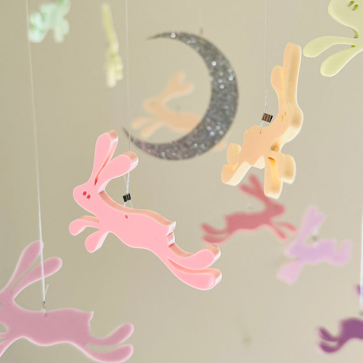 Pastel Double Hares Mobile