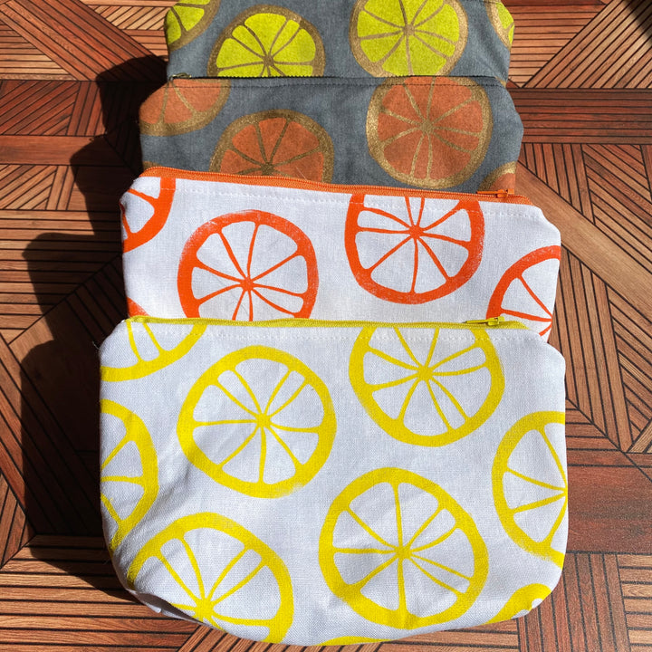 Citrus Zipper Bag