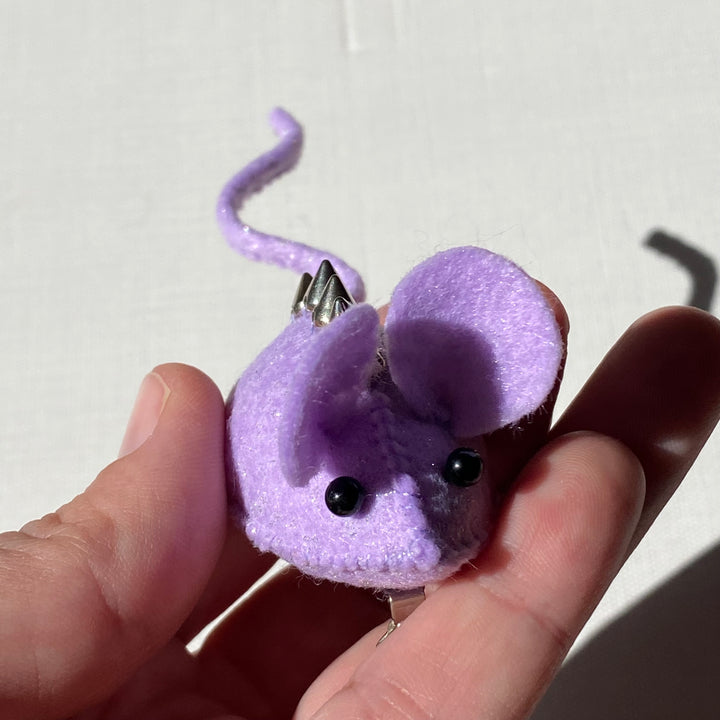 Spiky Mouse Brooch