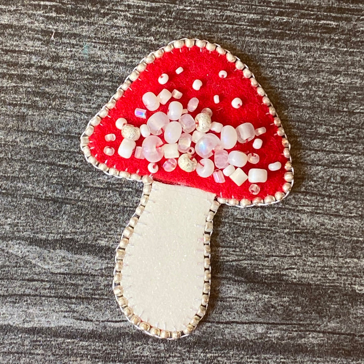 Mushroom Handmade Pin