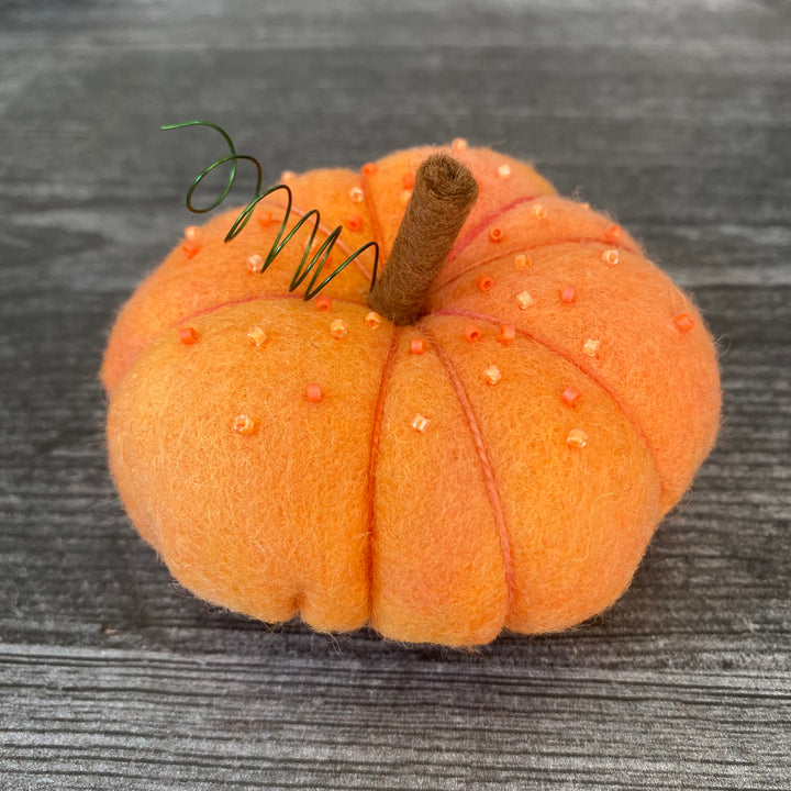 Small Pumpkin Pincushion