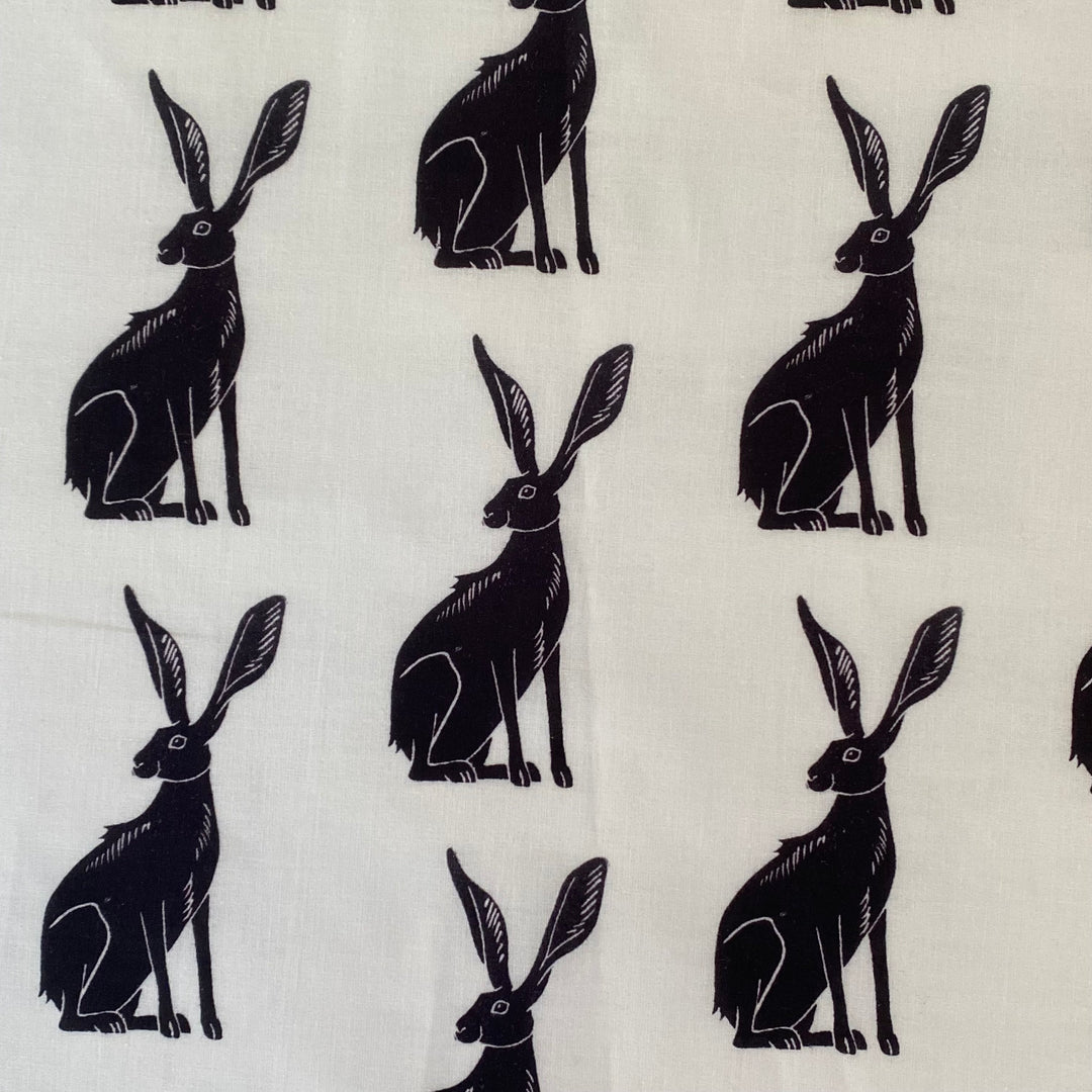Sitting Hare Fabric