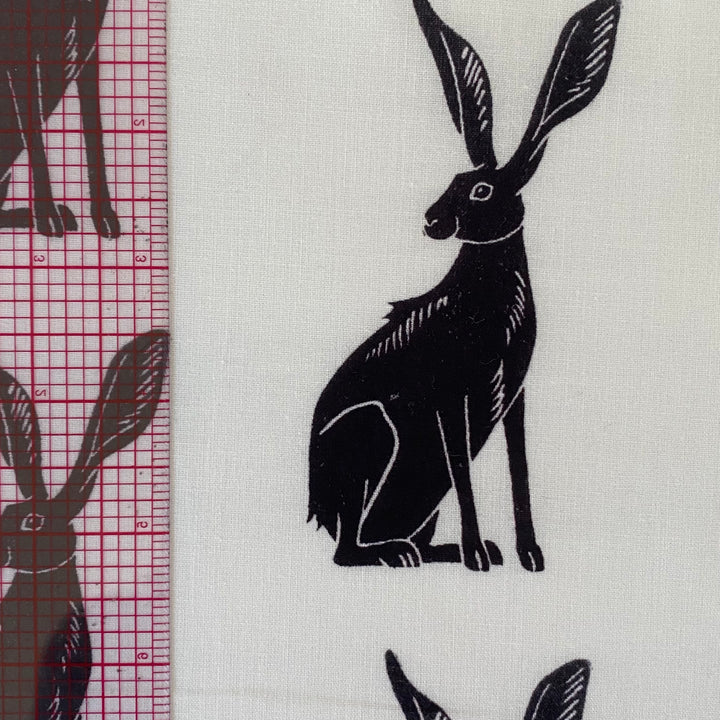 Sitting Hare Fabric