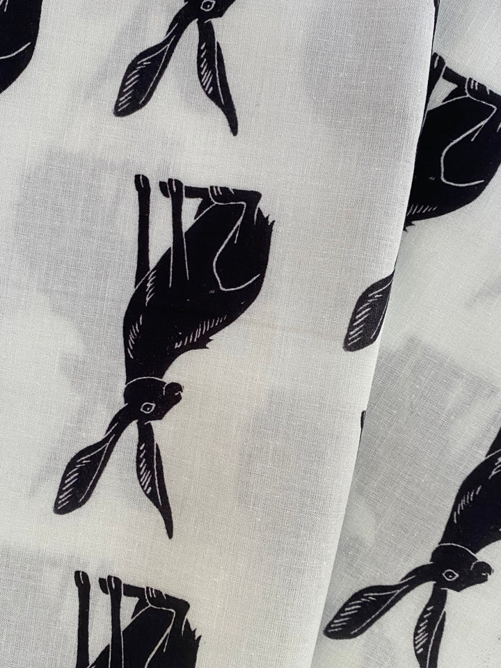 Sitting Hare Fabric