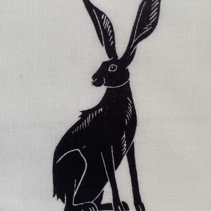 Sitting Hare Fabric