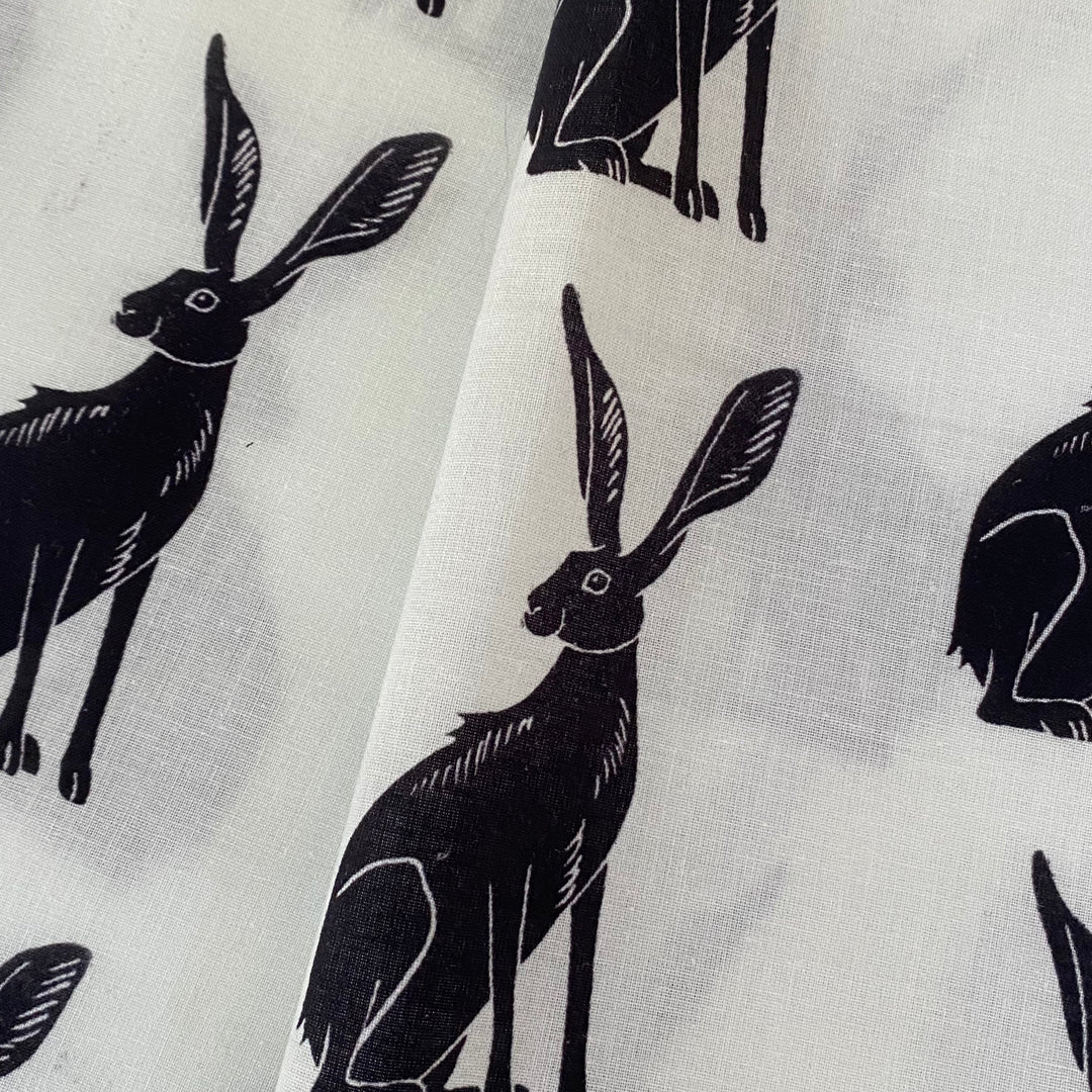 Sitting Hare Fabric