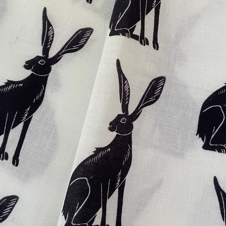 Sitting Hare Fabric