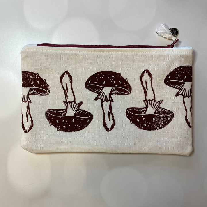 Mushrooms Zipper Bag