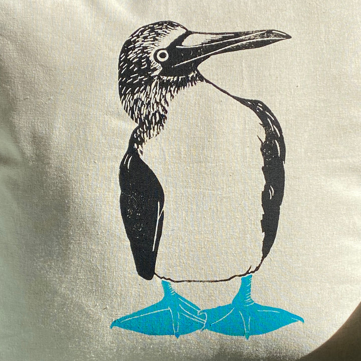 Blue Footed Booby Pillow