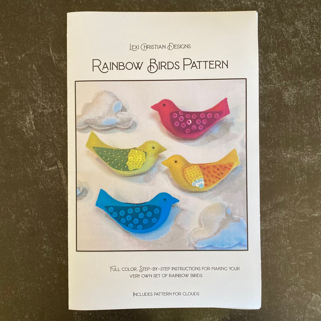 Rainbow Birds Pattern