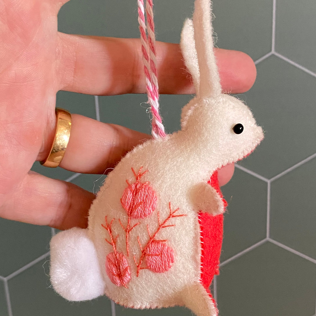 Merry & Bright Bunny Ornaments
